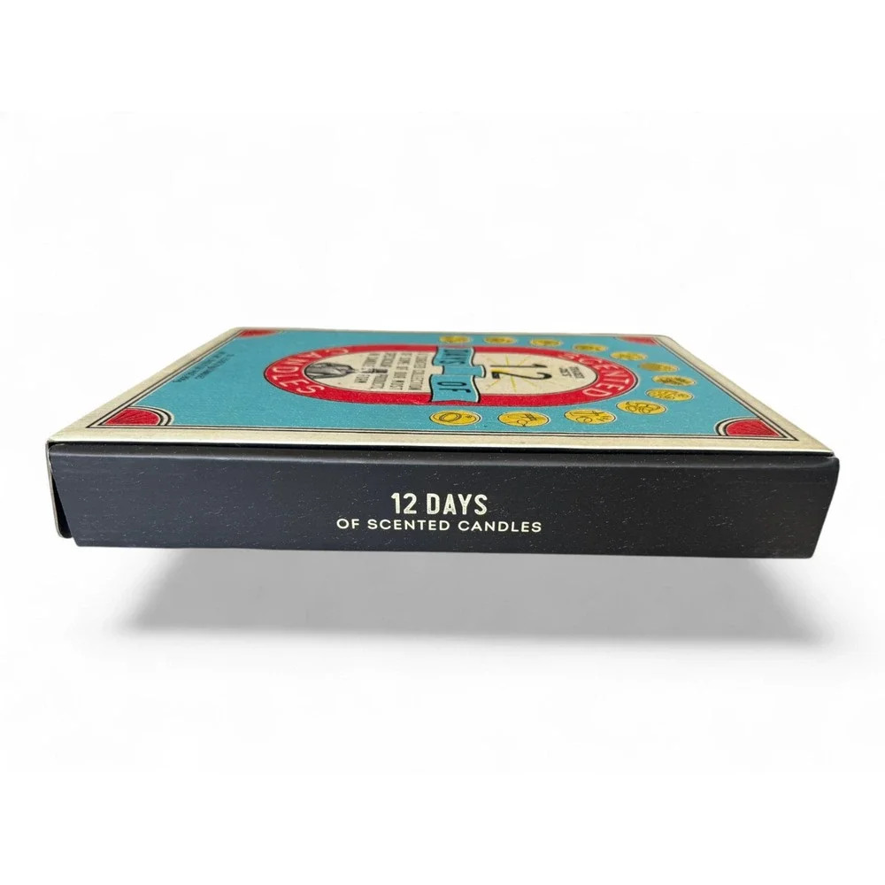 Trader Joe's - 12 Days of Scented (2.5 Oz) Candles - New In Box Gift Fun Scents